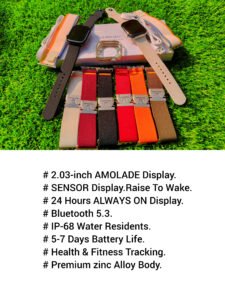 ভিডিও এর ঘড়িটি HK 10 Pro Max Plus।সাথে পাচ্ছেন ভিডিও তে দেখানো প্রিমিয়াম একটা বেল্ট এবং একটা কাভার।